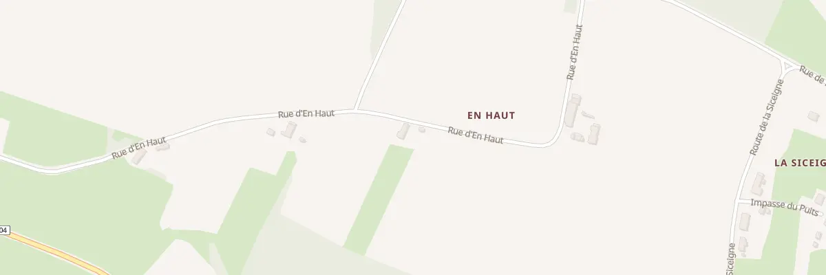 Plan du 3 Rue d’En Haut à Dampierre-en-Bresse