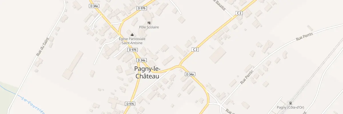 Plan du 5 Pl des Platanes à Pagny-le-Château