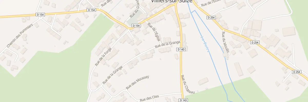 Plan du 7 Rue de la Grange à Villiers-sur-Suize