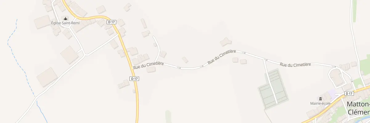 Plan du 5174 La Piece A la Saulx à Matton-et-Clémency