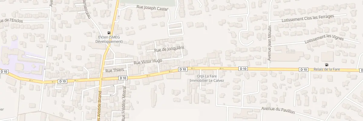 Plan du 55 Rue Victor Hugo à La Fare-les-Oliviers