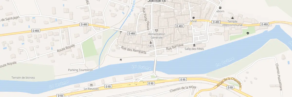 Plan du 5386 Pl de la Doraize à Saillans