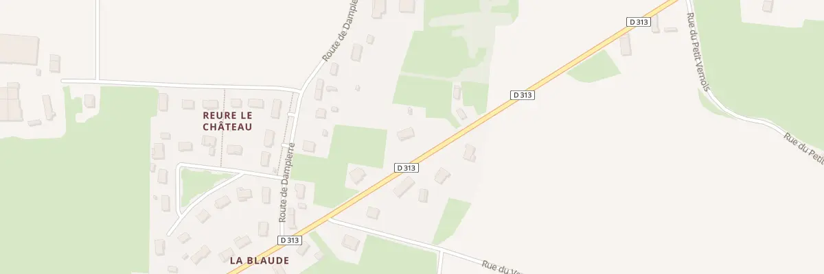 Plan du 3 Ham Le Nuzeret à Mervans