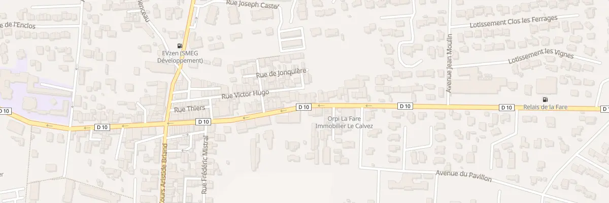 Plan du 53 Av Pasteur à La Fare-les-Oliviers
