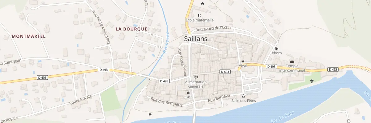 Plan du 5210 Rue Raoul Lambert à Saillans