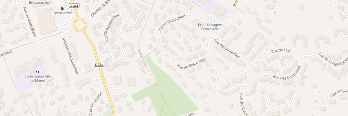 Plan du 10 Rue de Beauvallon à Meximieux