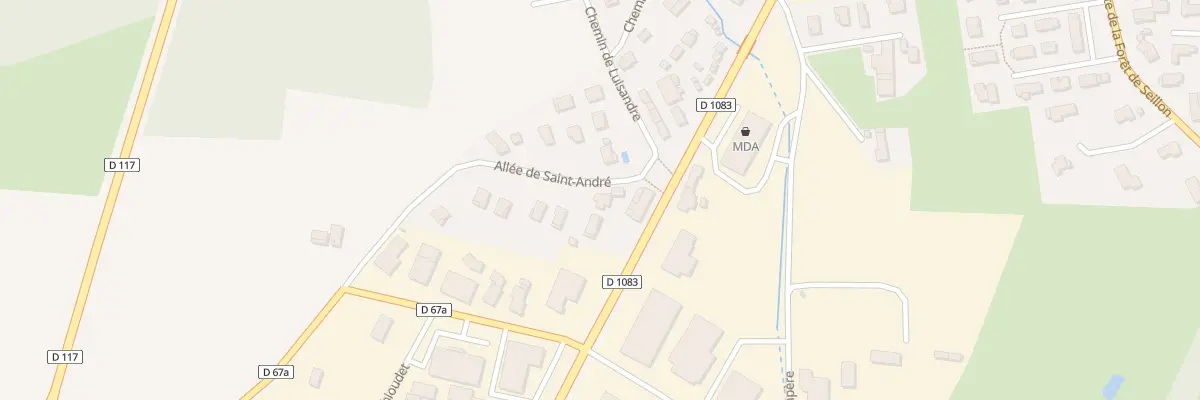 Plan du 13 Rte de St Andre sur Vieux Jonc à Péronnas