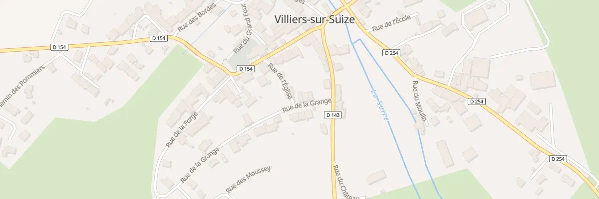 Plan du 8 Rue de la Grange à Villiers-sur-Suize