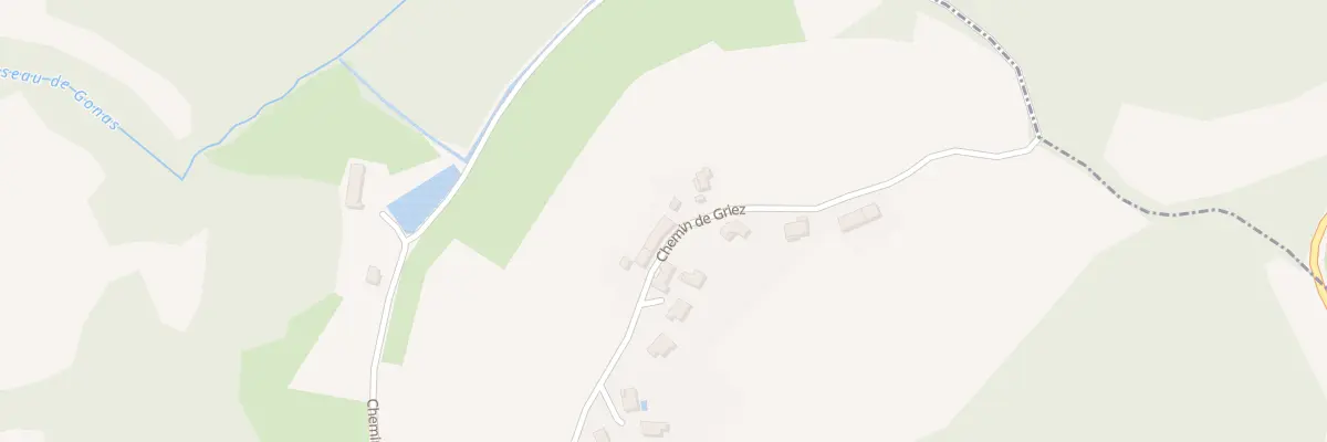 Plan du 464 Che de Griez à Frontonas