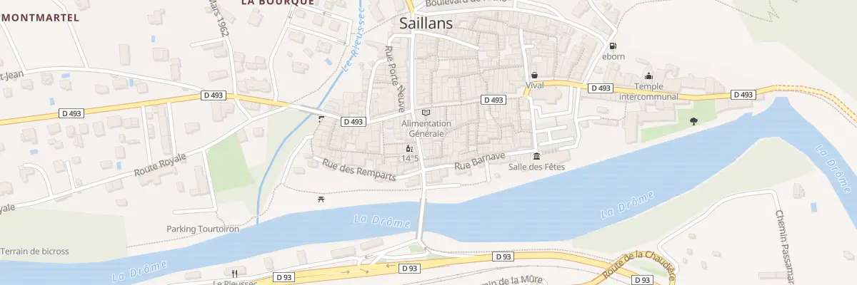 Plan du 14 Rue Docteur Illaire à Saillans