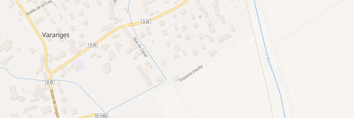 Plan du 3 Che des Patis à Varanges