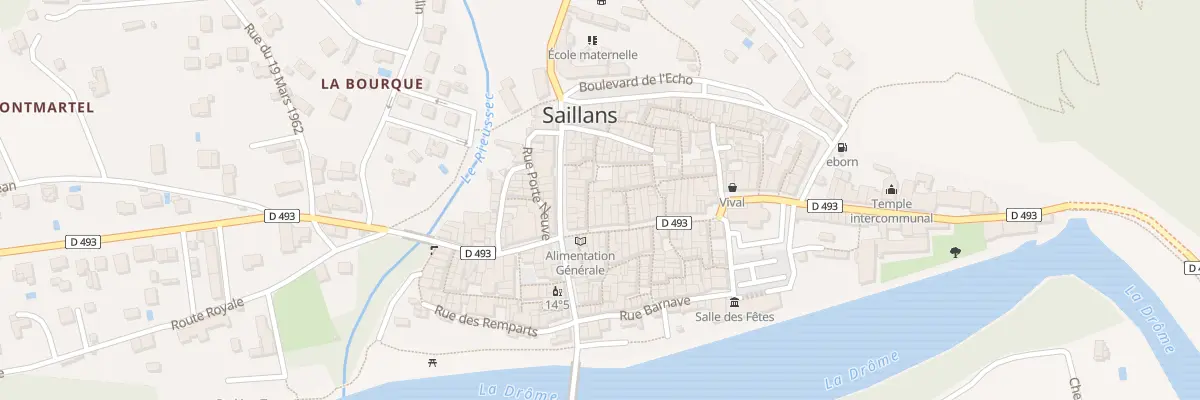 Plan du 5193 Rue Chatou à Saillans