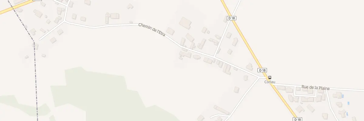 Plan du 229 Che de l’Etra à Chozeau