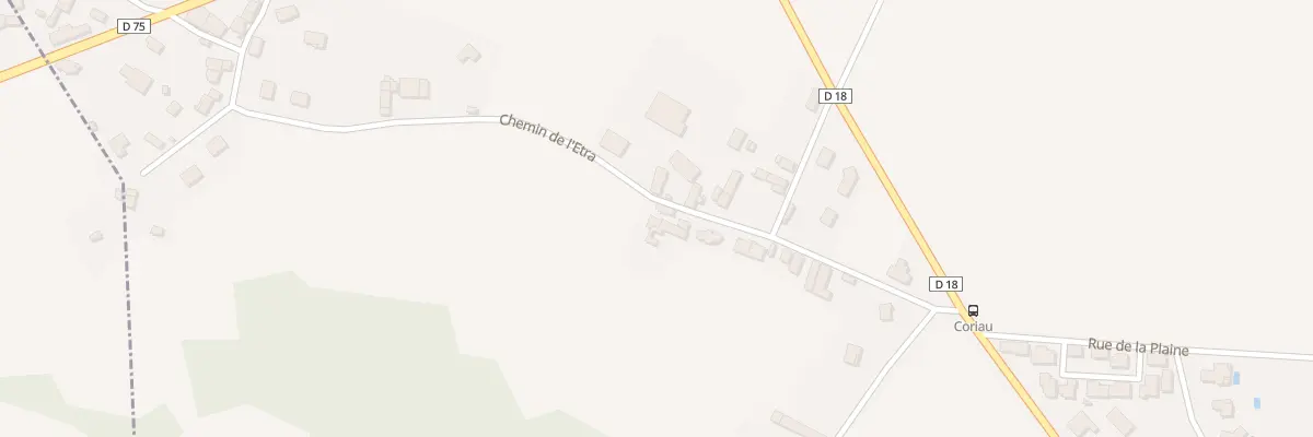 Plan du 235 Chem de l’Etra à Chozeau