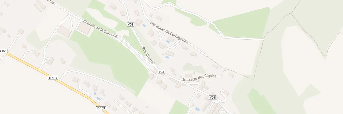 Plan du 240 Les Hauts de Corbeyssieu à Frontonas