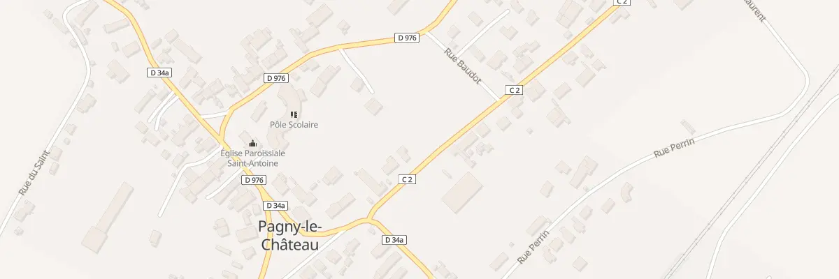 Plan du 7A Rte de Franxault à Pagny-le-Château