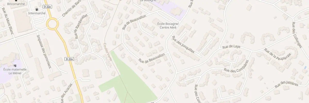 Plan du 4 Rue de Beauvallon à Meximieux