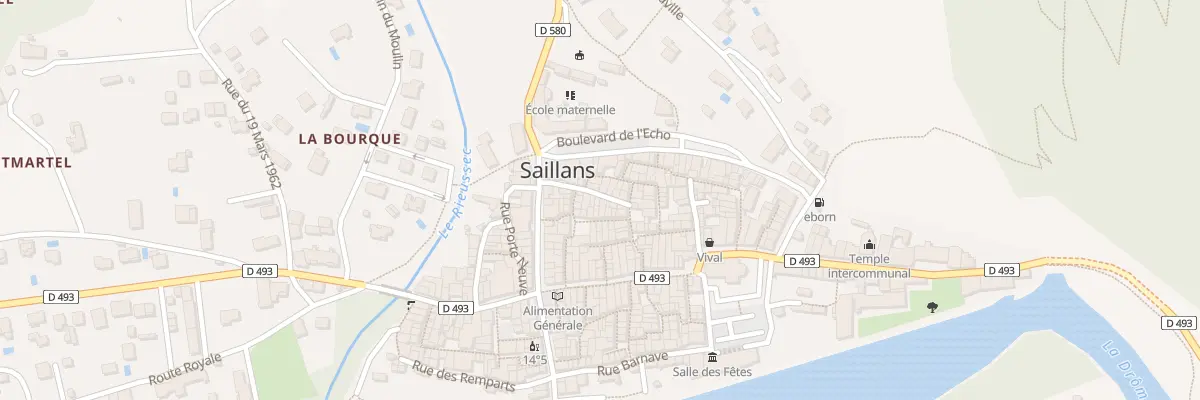 Plan du 5122 Rue Archinard à Saillans