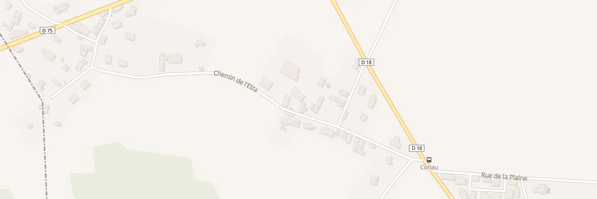 Plan du 228 Chem de l’Etra à Chozeau