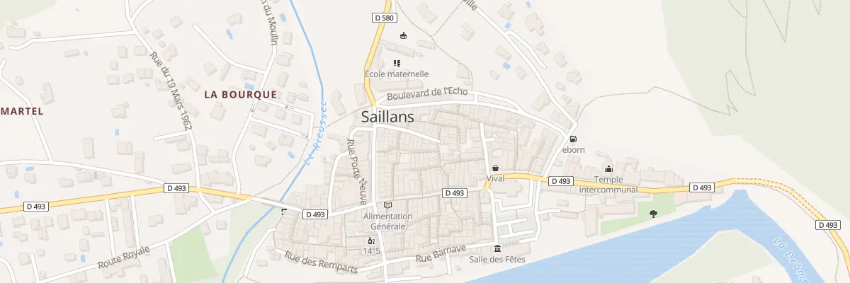 Plan du 18 Rue Archinard à Saillans