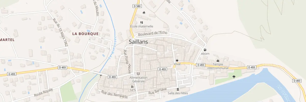 Plan du 5123 Rue Archinard à Saillans