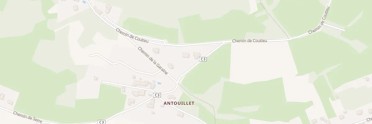 Plan du 415 Che d’Antouillet à Panossas