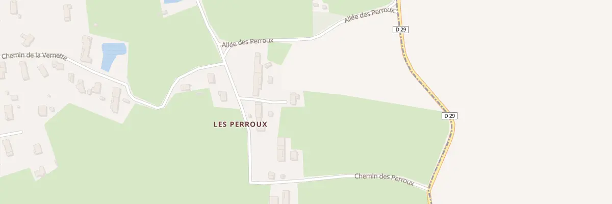 Plan du 289B Che des Perroux à Attignat