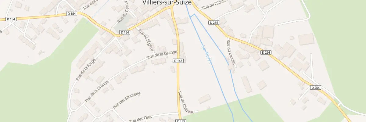 Plan du 11 Rue de la Rochotte à Villiers-sur-Suize