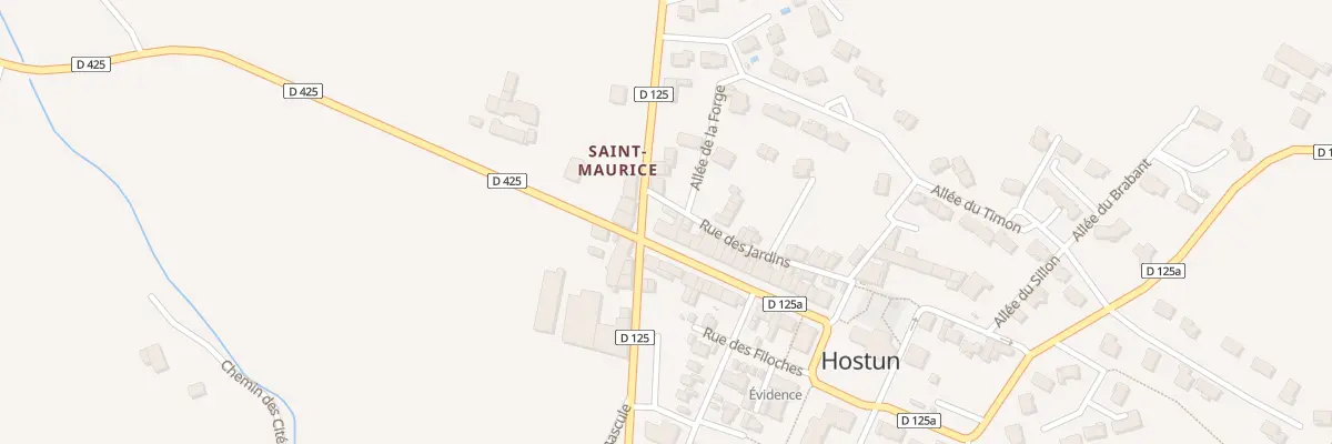 Plan du 1 Av des Marronniers à Hostun