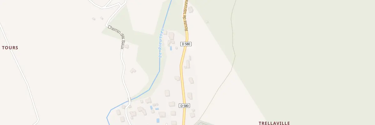 Plan du 410 Rte de Véronne à Saillans