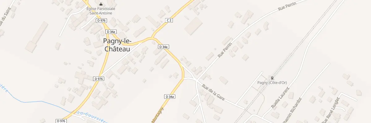 Plan du 3 Rte de Montagny à Pagny-le-Château