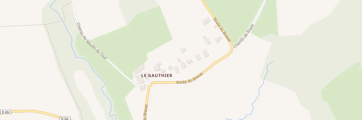 Plan du 245 Rte du Brevet à Rignieux-le-Franc