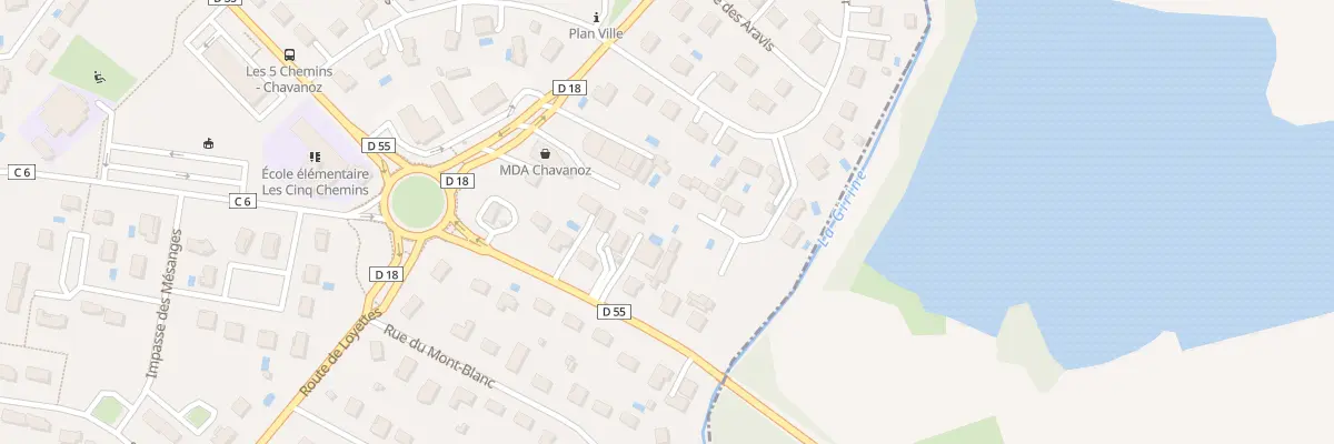 Plan du 6 Rue du Galibier à Chavanoz