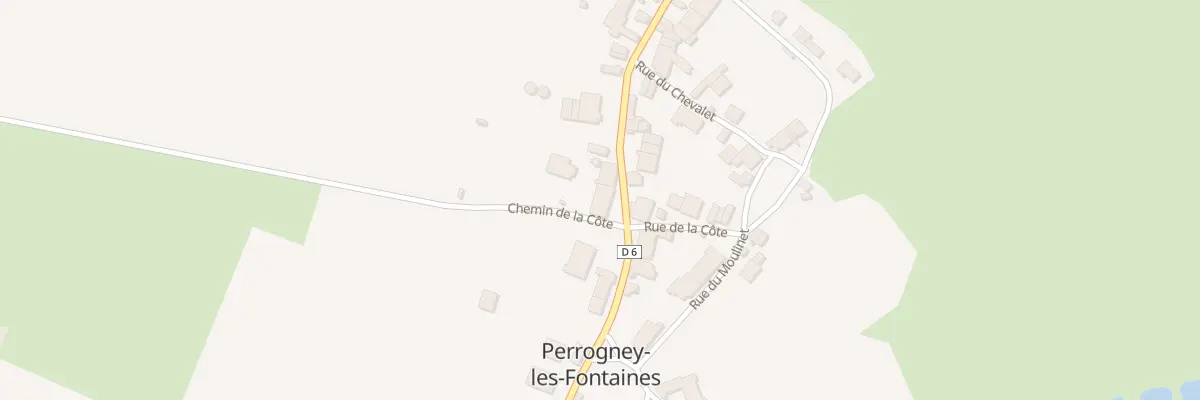Plan du 29 Rue Claude Guerin à Perrogney-les-Fontaines