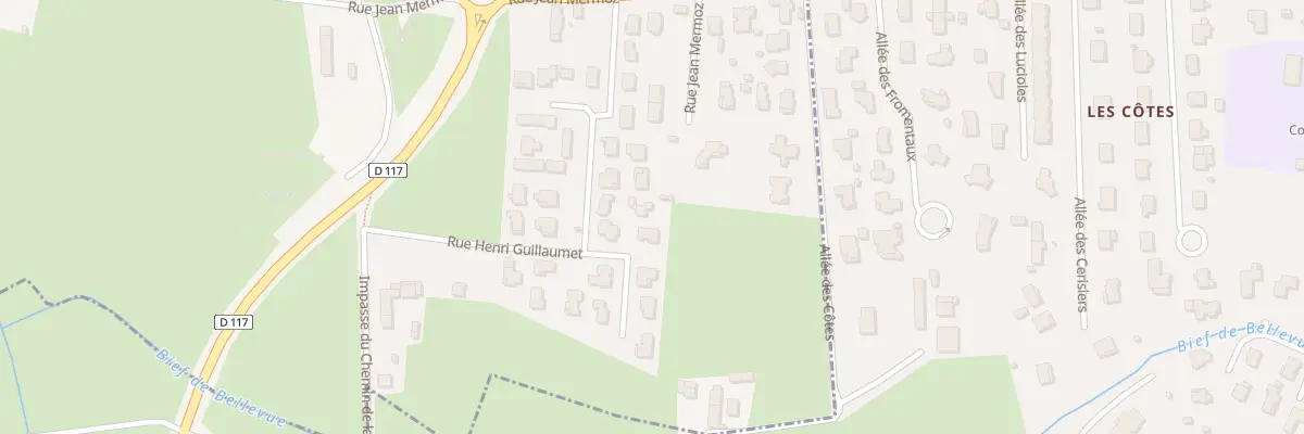 Plan du 97 Rue Henri Guillaumet à Saint-Denis-lès-Bourg