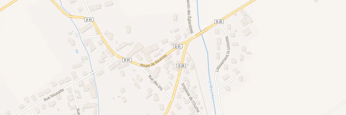 Plan du 1 Rte de Rouvres à Varanges