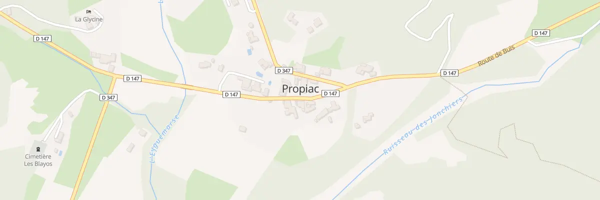 Plan du 5014 Le Village à Propiac