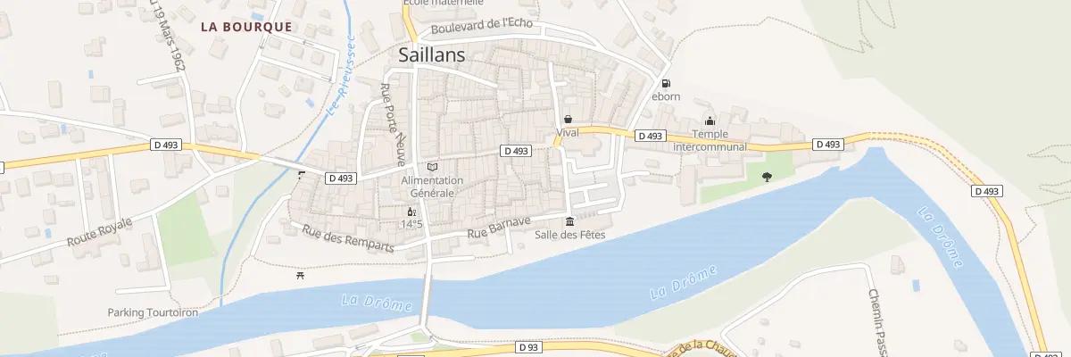 Plan du 14 Rue du Four à Saillans