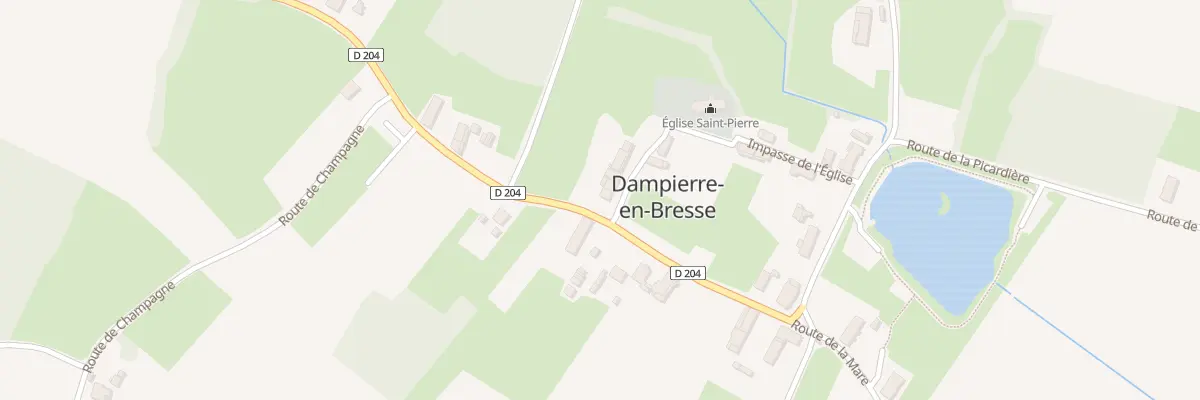 Plan du 1 Imp du Presbytère à Dampierre-en-Bresse