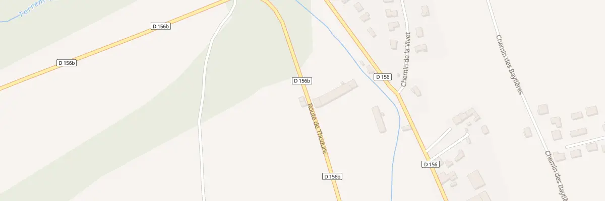 Plan du 765 Rte de Thodure à Viriville