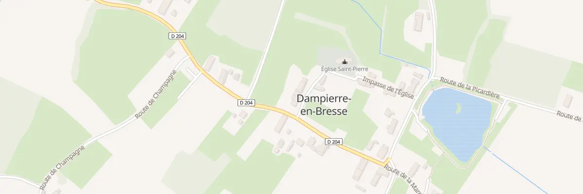 Plan du 3 Imp du Presbytère à Dampierre-en-Bresse