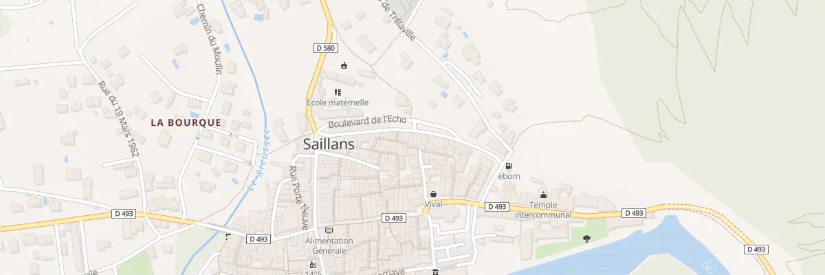 Plan du 24 Bd de l’Echo à Saillans