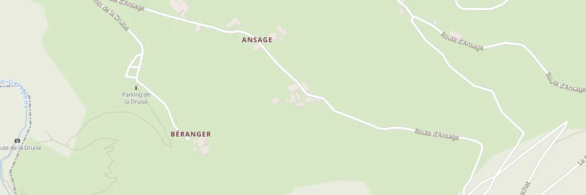 Plan du 5058 Ansage à Omblèze