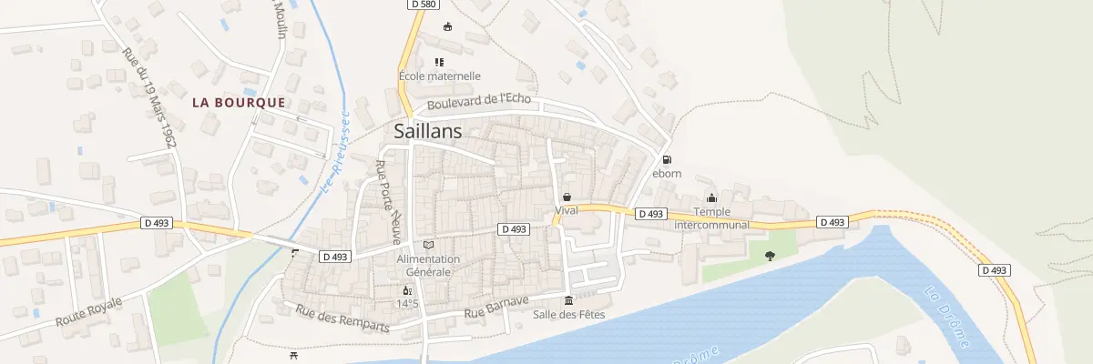 Plan du 3 Rue du Boulevard à Saillans