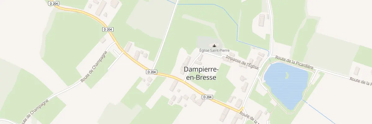Plan du 5 Imp du Presbytère à Dampierre-en-Bresse