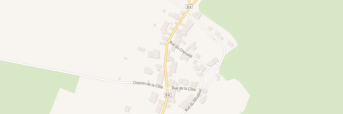 Plan du 20 Rue Claude Guerin à Perrogney-les-Fontaines