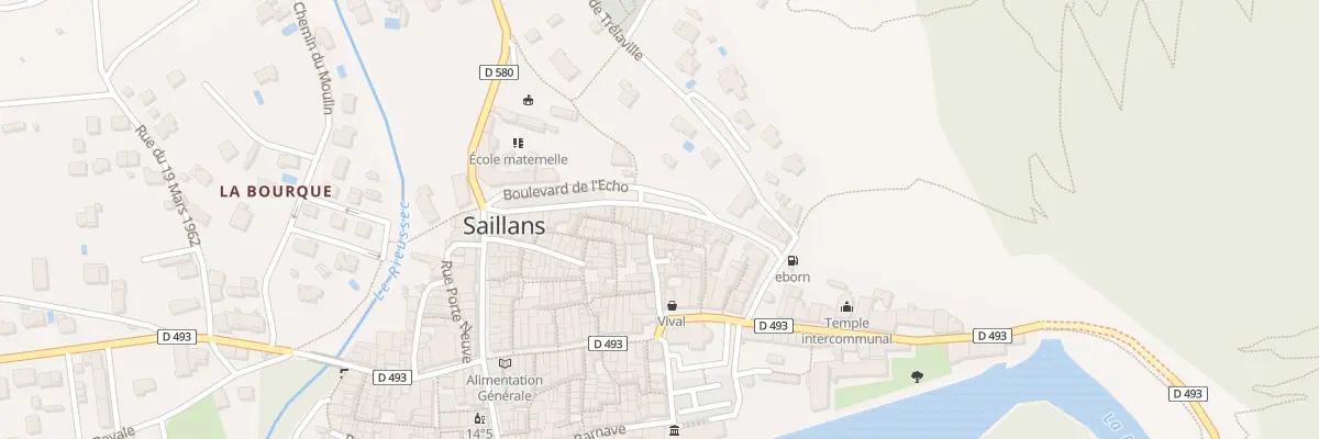 Plan du 30 Bd de l’Echo à Saillans