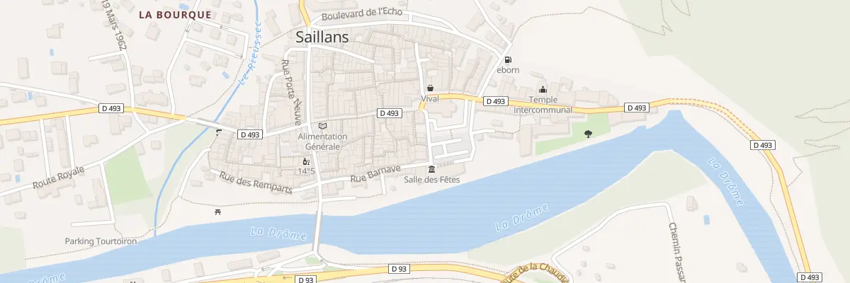 Plan du 4 Rue de la République à Saillans