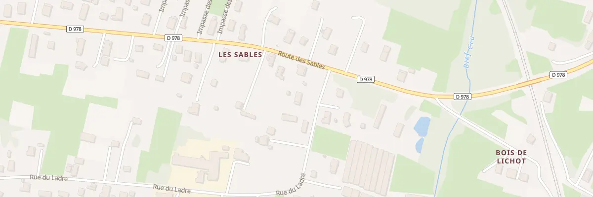 Plan du 1095 Rue du Ladre à Branges