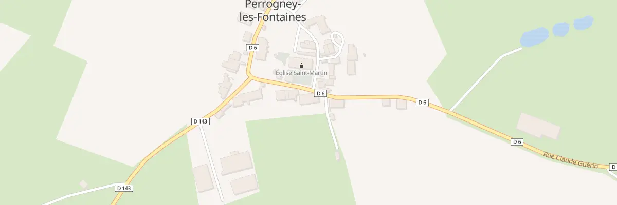 Plan du 2 Rue de la Fontaine du Mont à Perrogney-les-Fontaines